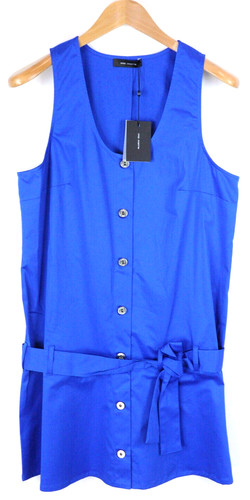 Robe sans manches ceinturée - sans,